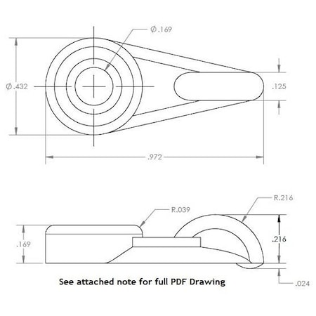 Strybuc Plastic Screen Panel Clip 19-1303